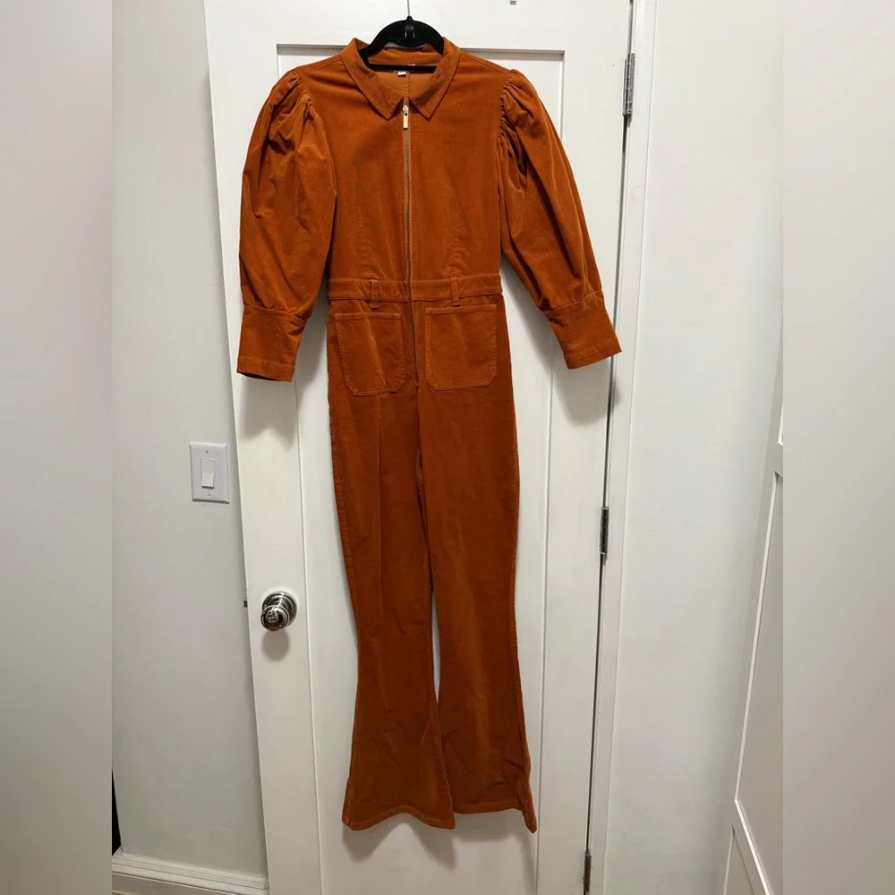 WeWoreWhat Corduroy Jumpsuit, Size S 🧡 - Picture 2 of 5